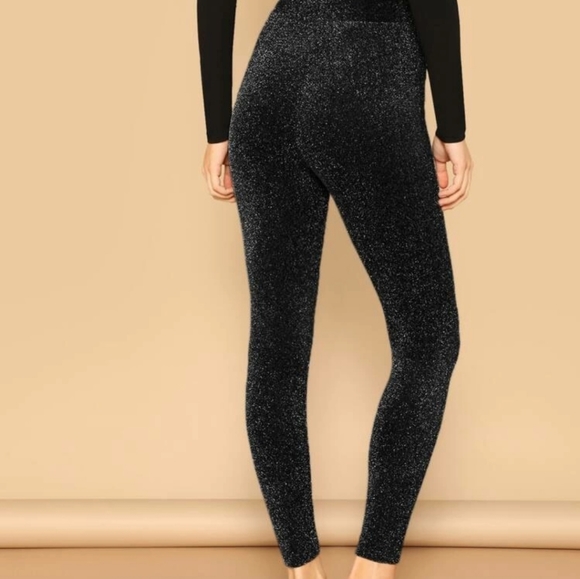 High Waist Shimmer Pants - Picture 2 of 7